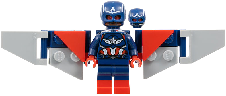 Captain America (Sam Wilson) | Marvel Super Heroes LEGO Minifigure