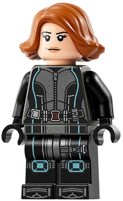 Black Widow - Black Jumpsuit LEGO Minifigure | Marvel: The Infinity Saga