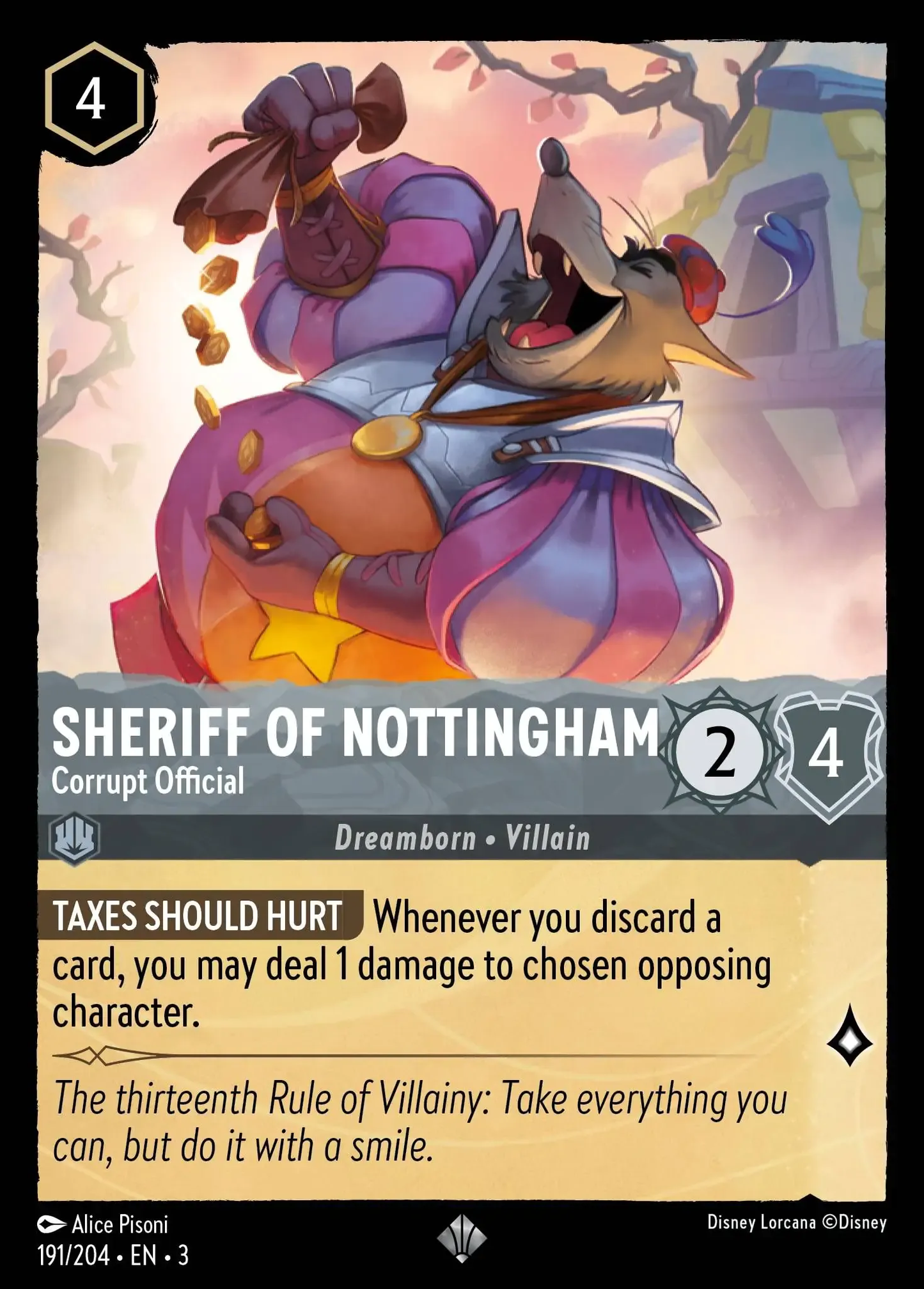 Sheriff of Nottingham - Corrupt Official