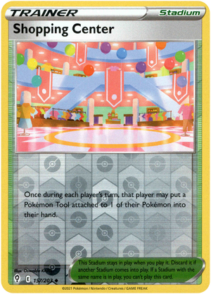 Shopping Center 157/203 Reverse Holo | Evolving Skies | Pokemon Card