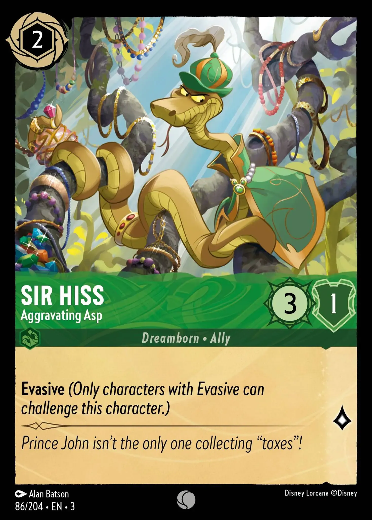 Sir Hiss - Aggravating Asp