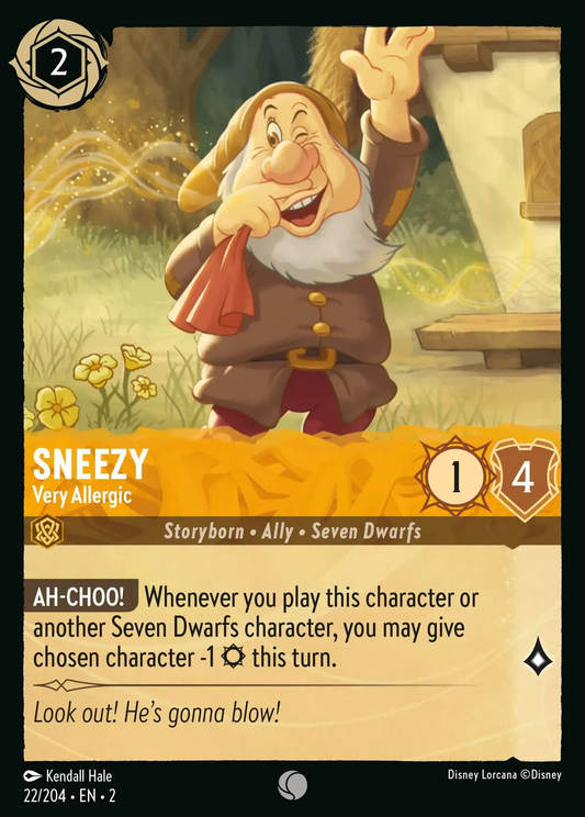 Sneezy - Very Allergic