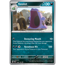 Swalot 92/142 Reverse Holo | Stellar Crown | Pokemon Card