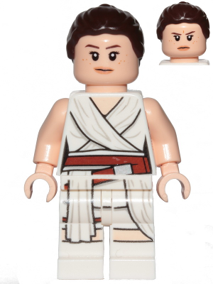 Rey (White Robe) | Star Wars LEGO Minifigure