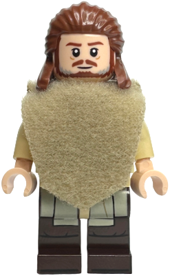 Qui-Gon Jinn (Poncho) | Star Wars LEGO Minifigure