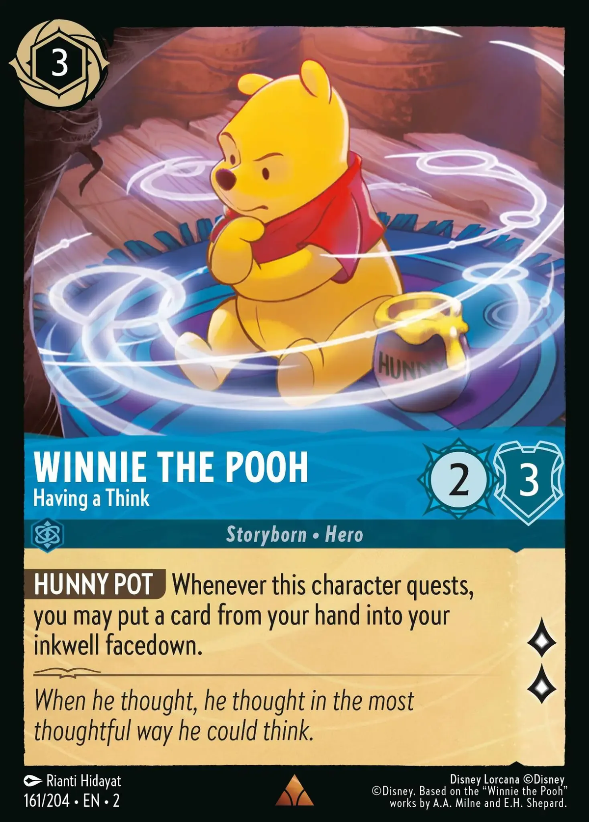 Winnie The Pooh - Having A Think