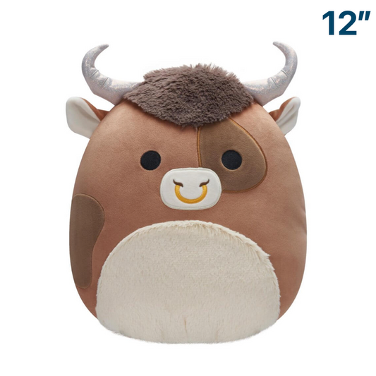 Shep the Longhorn Bull / Cow ~ 12" Squishmallow Plush ~ Limit ONE Per Customer ~