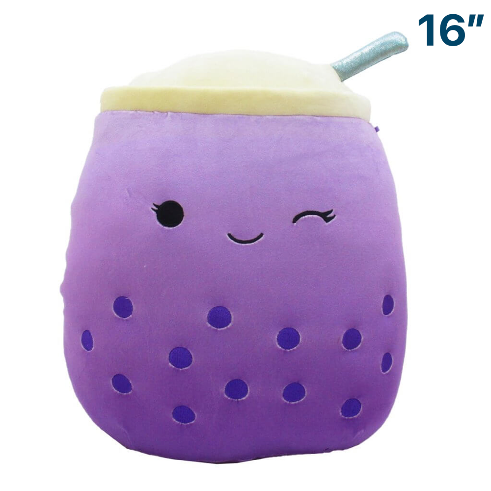 Polina the Purple Boba Tea ~ 16" inch Boba Tea Squad Squishmallow ~ LAST ONE!