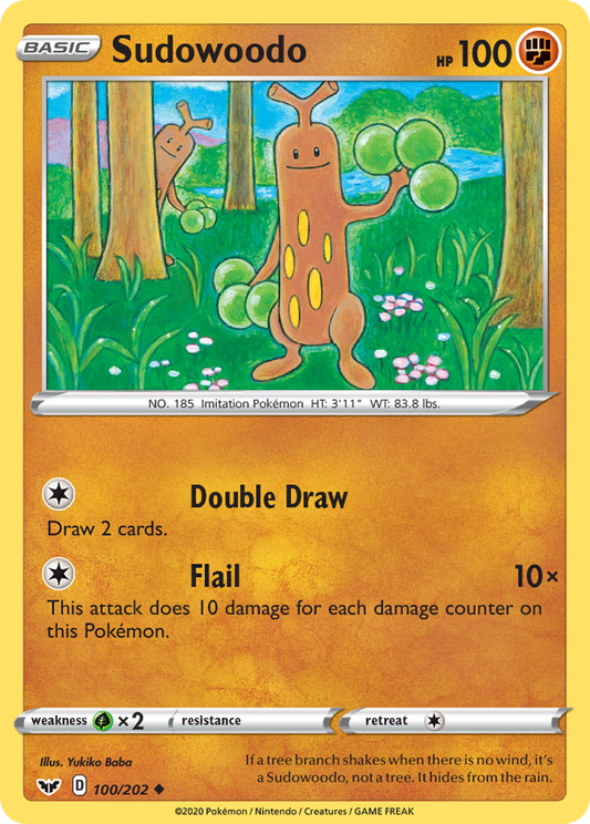 Sudowoodo 100/202 Uncommon | Sword & Shield | Pokemon Card