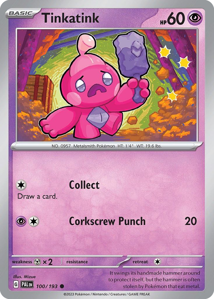 Tinkatink 100/193 Common | Paldea Evolved | Pokemon Card