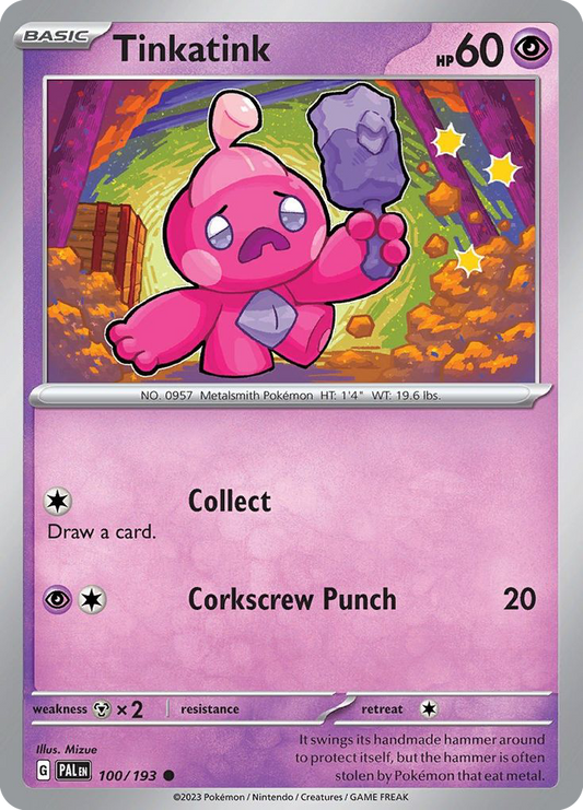 Tinkatink 100/193 Common | Paldea Evolved | Pokemon Card