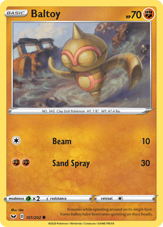 Baltoy 101/202 Common | Sword & Shield | Pokemon Card