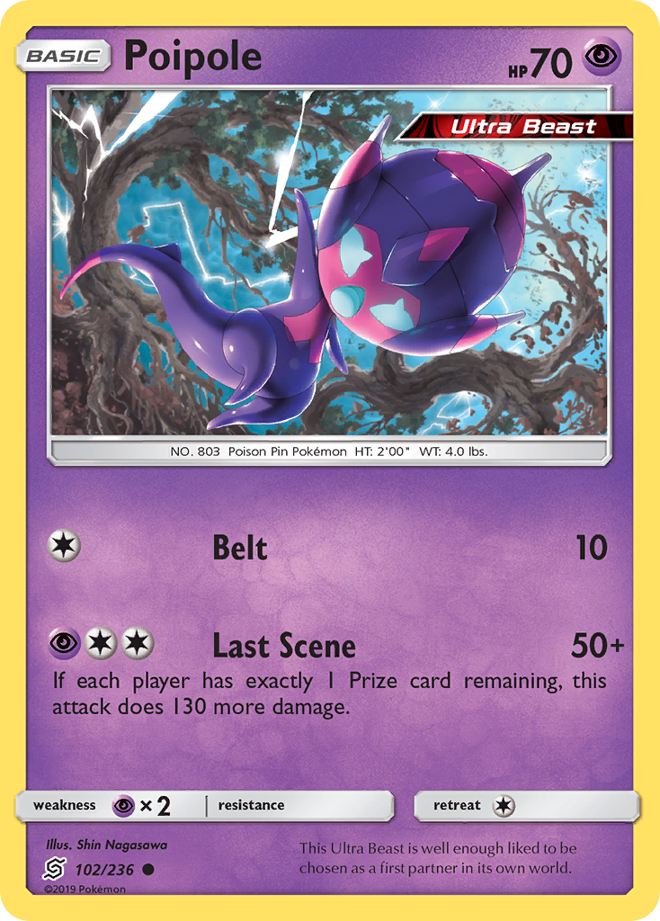 Poipole 102/236 Common | Unified Minds | Pokemon Card