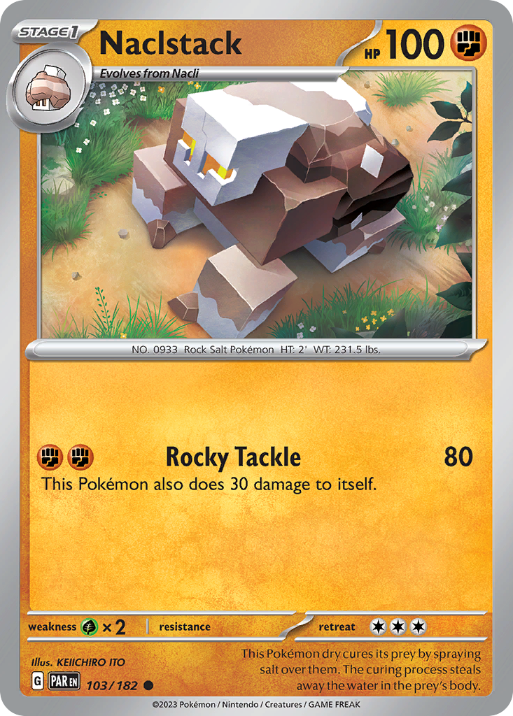 Naclstack 103/182 Common | Paradox Rift | Pokemon Card