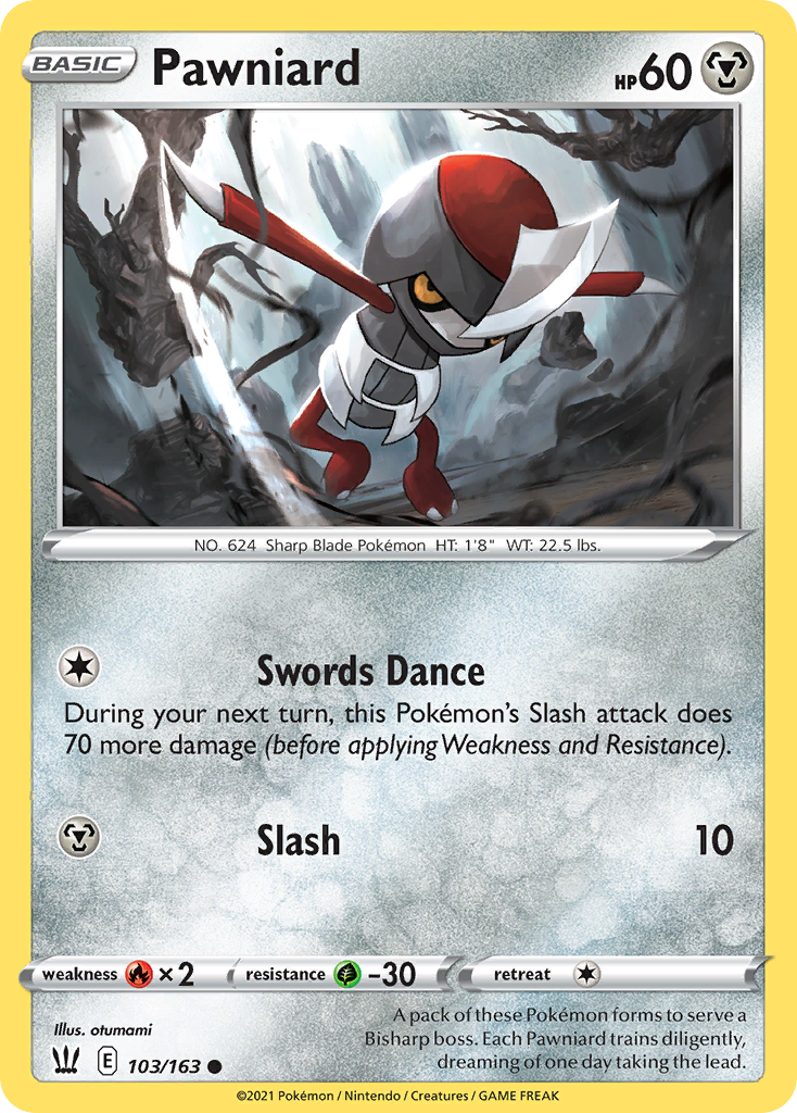 Pawniard 103/163 Common | Battle Styles | Pokemon Card