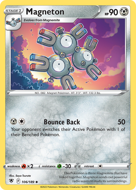 Magneton 106/189 Uncommon | Astral Radiance | Pokemon Card