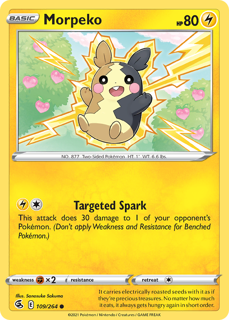 Morpeko 109/264 Common | Fusion Strike | Pokemon Card