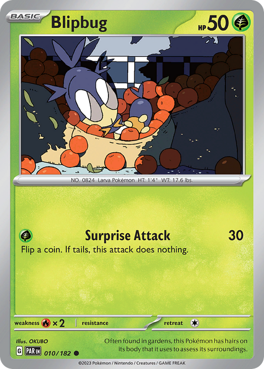 Blipbug 10/182 Common | Paradox Rift | Pokemon Card