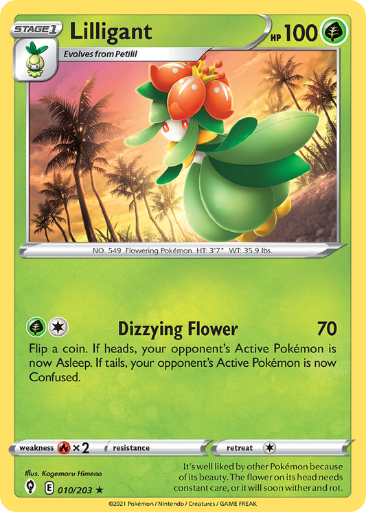 Lilligant 10/203 Rare | Evolving Skies | Pokemon Card