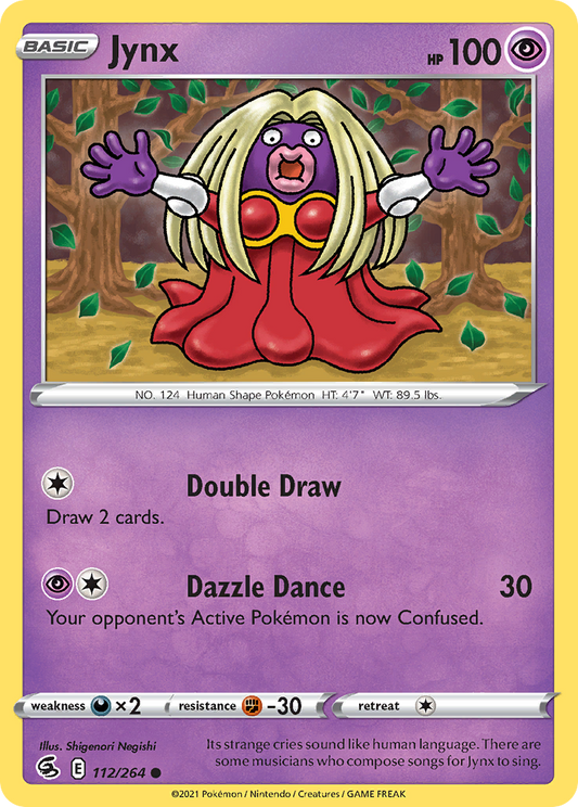 Jynx 112/264 Common | Fusion Strike | Pokemon Card