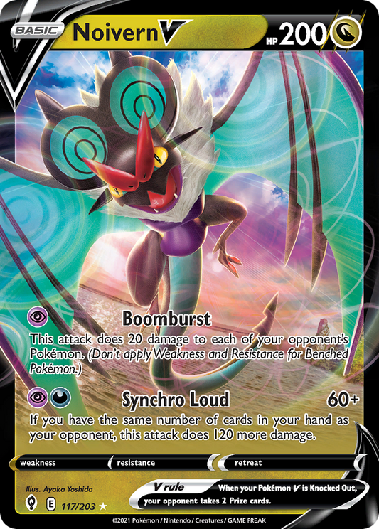 Noivern V 117/203 Rare Holo V | Evolving Skies | Pokemon Card