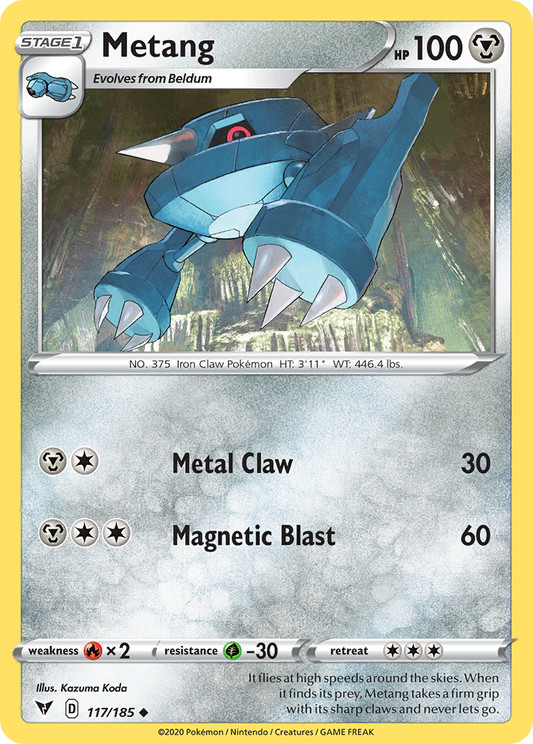 Metang 117/185 Uncommon | Vivid Voltage | Pokemon Card