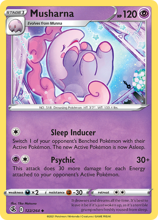 Musharna 122/264 Uncommon | Fusion Strike | Pokemon Card