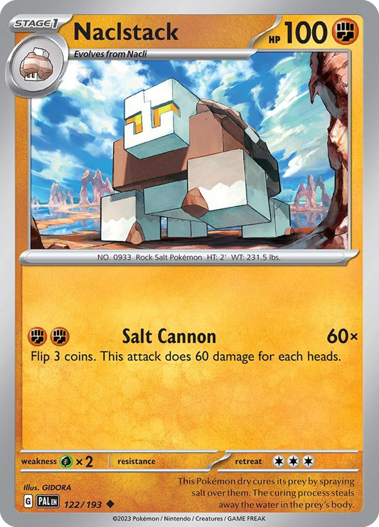 Naclstack 122/193 Uncommon | Paldea Evolved | Pokemon Card