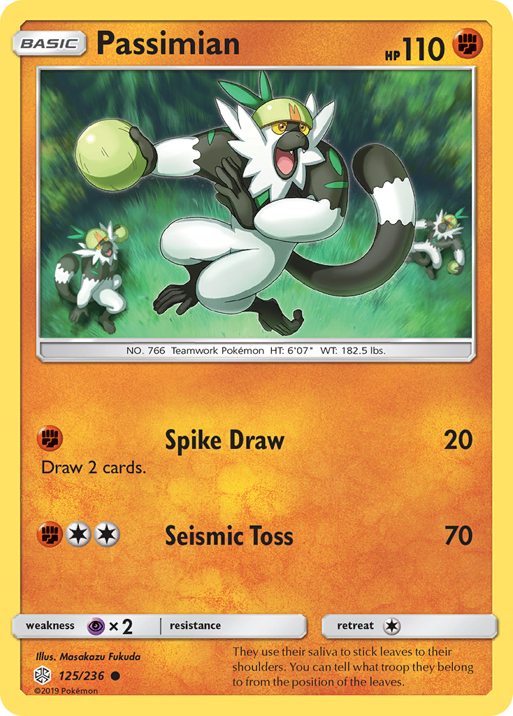 Passimian 125/236 Common | Cosmic Eclipse | Pokemon Card