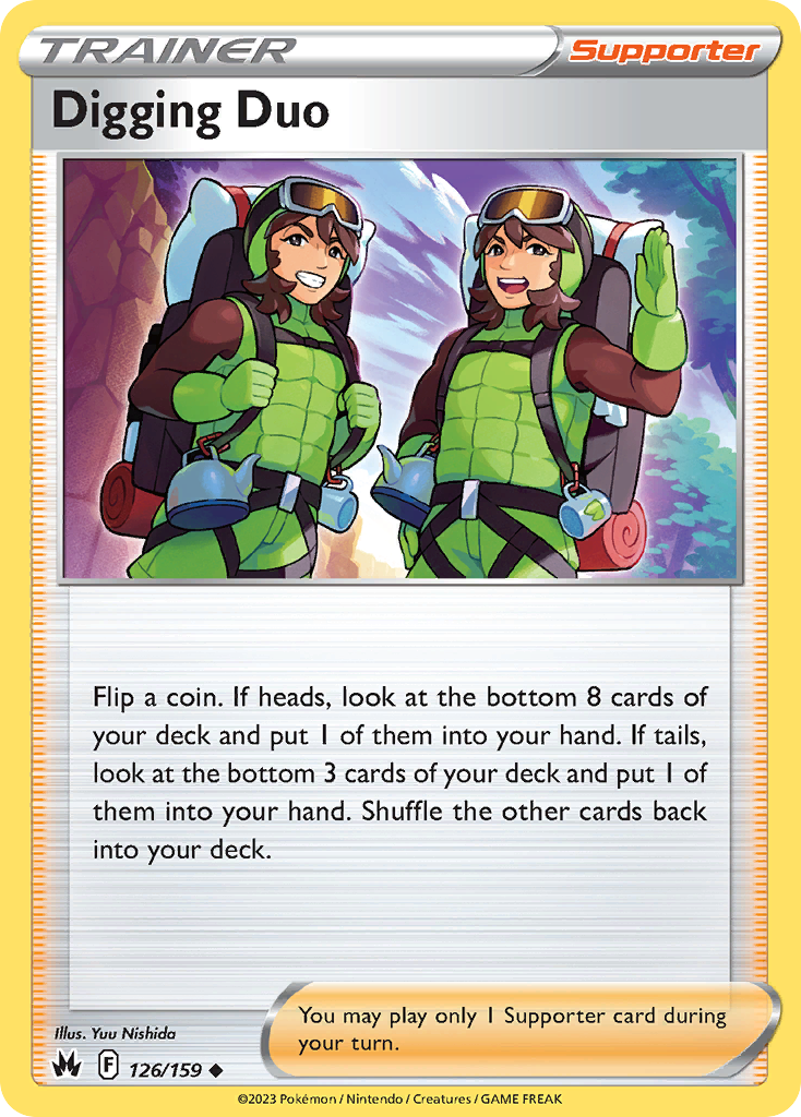 Digging Duo 126/159 Uncommon | Crown Zenith | Pokemon Card