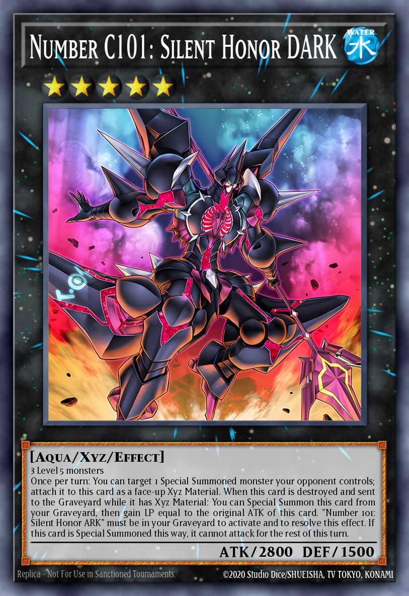 Number C101: Silent Honor DARK - LVAL-EN046 Ultra Rare | Yu-Gi-Oh! Card