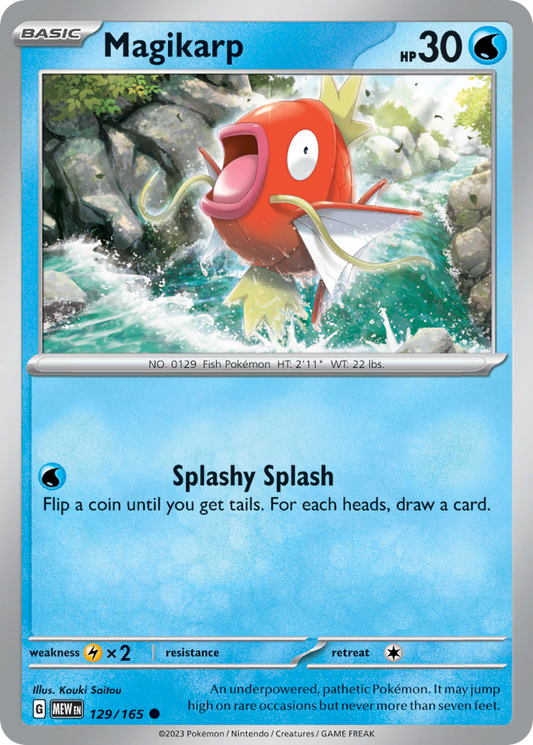 Magikarp 129/165 Common | 151 | Pokemon Card