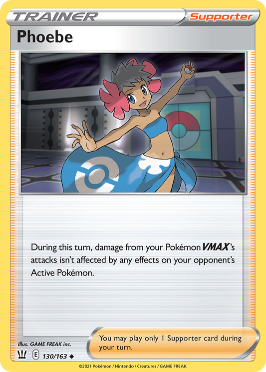 Phoebe 130/163 Uncommon | Battle Styles | Pokemon Card