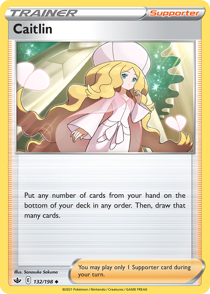 Caitlin 132/198 Uncommon | Chilling Reign | Pokemon Card