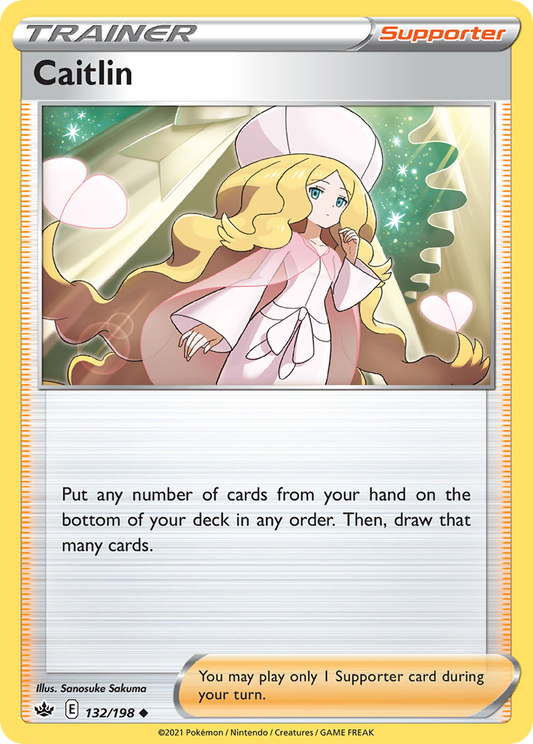 Caitlin 132/198 Uncommon | Chilling Reign | Pokemon Card