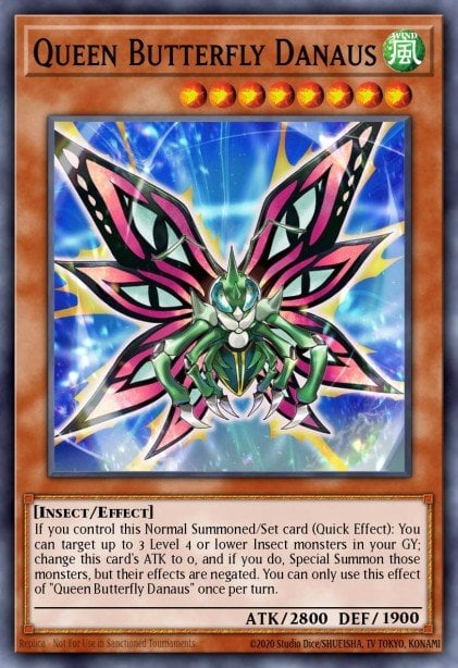 Queen Butterfly Danaus - PHHY-EN094 Super Rare | Yu-Gi-Oh! Card