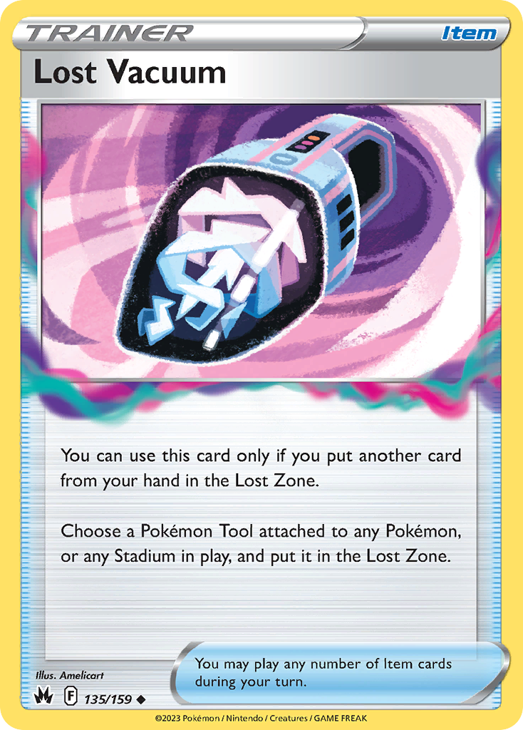 Lost Vacuum 135/159 Uncommon | Crown Zenith | Pokemon Card