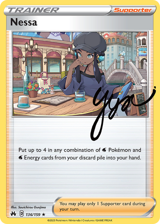 Nessa 136/159 Rare Holo | Crown Zenith | Pokemon Card