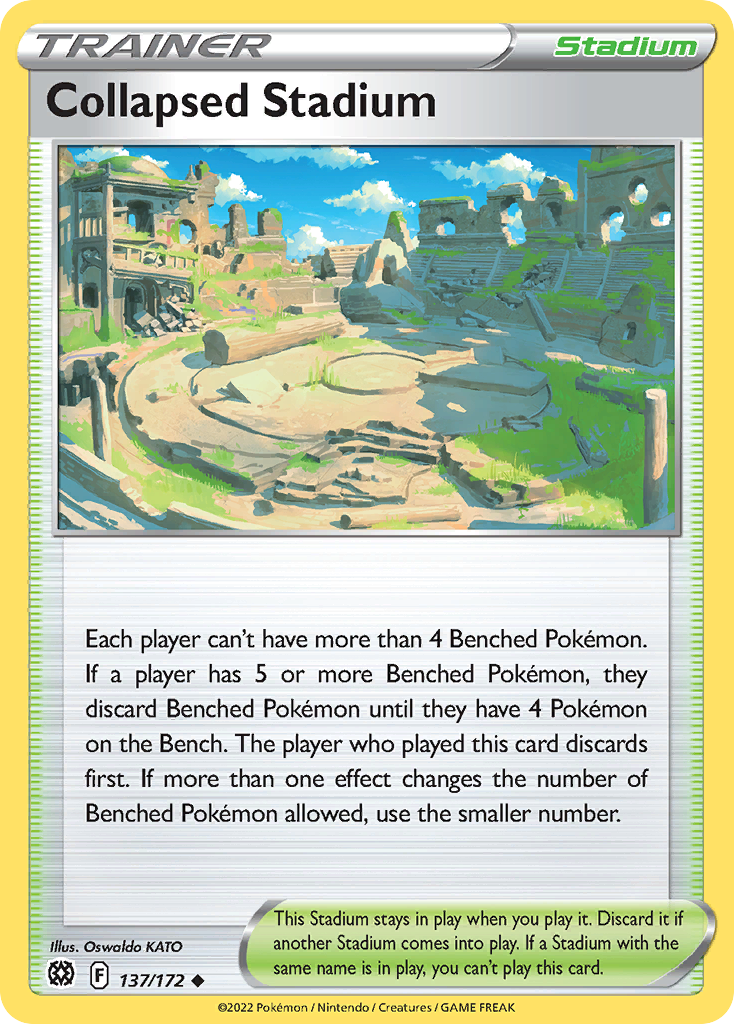 Collapsed Stadium 137/172 Uncommon | Brilliant Stars | Pokemon Card