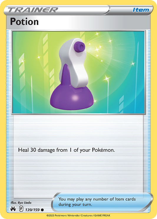 Potion 139/159 Common | Crown Zenith | Pokemon Card