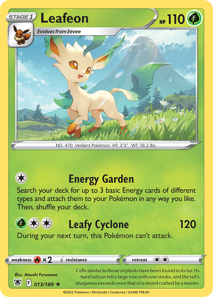 Leafeon 13/189 Rare | Astral Radiance | Pokemon Card