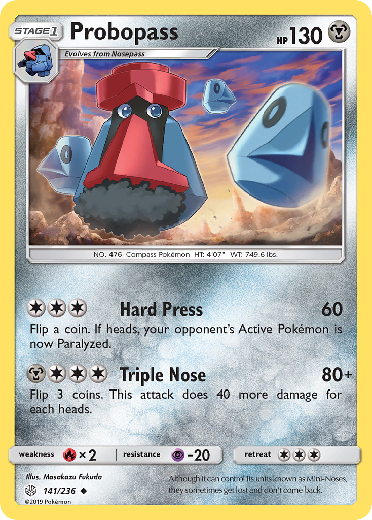 Probopass 141/236 Uncommon | Cosmic Eclipse | Pokemon Card