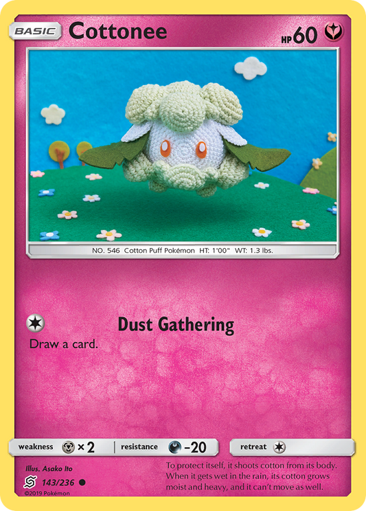 Cottonee 143/236 Common | Unified Minds | Pokemon Card