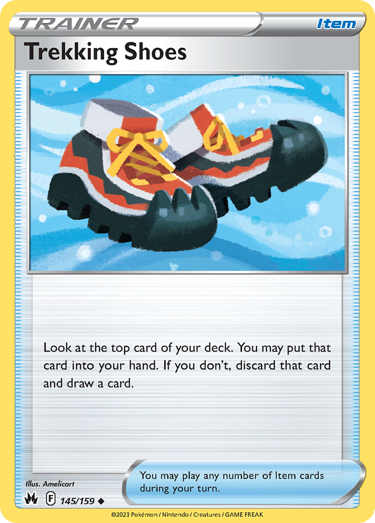 Trekking Shoes 145/159 Uncommon | Crown Zenith | Pokemon Card