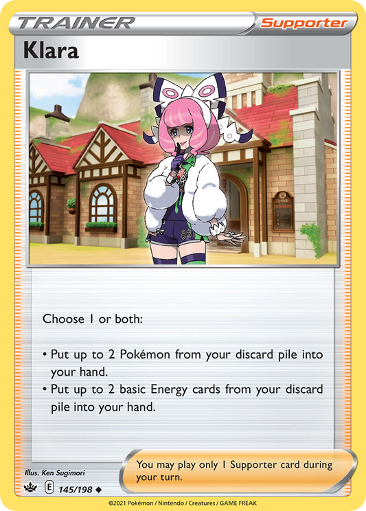 Klara 145/198 Uncommon | Chilling Reign | Pokemon Card