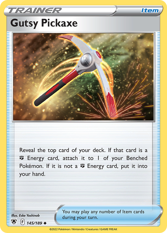 Gutsy Pickaxe 145/189 Uncommon | Astral Radiance | Pokemon Card