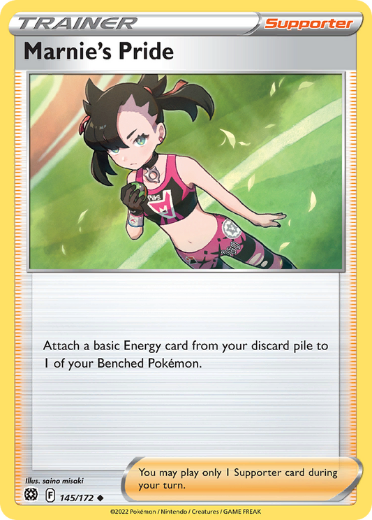 Marnie's Pride 145/172 Uncommon | Brilliant Stars | Pokemon Card