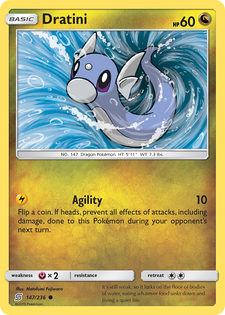 Dratini 147/236 Common | Unified Minds | Pokemon Card