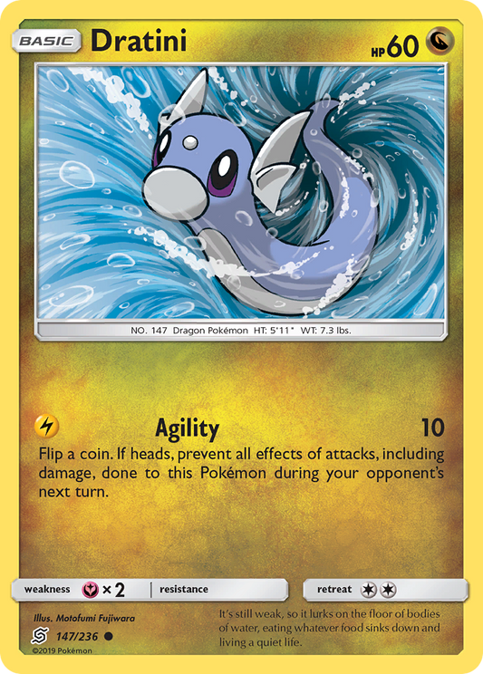 Dratini 147/236 Common | Unified Minds | Pokemon Card