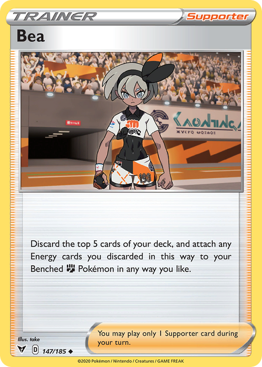 Bea 147/185 Uncommon | Vivid Voltage | Pokemon Card